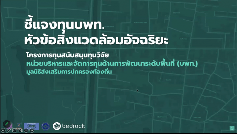 พมส.1 ประชุมหารือการดำเนินโครงการวิจัยฯ เทศบาลที่ได้รับทุน ด้านสิ่งแวดล้อมอัจฉริยะ